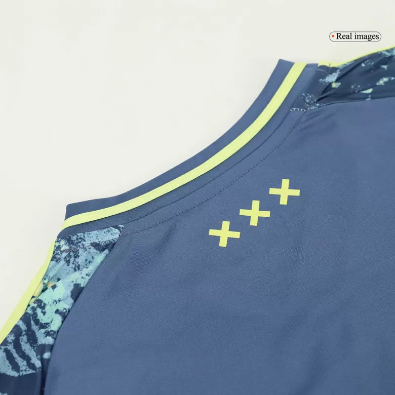 Camisola AFC Ajax 2024-25 Alternativa Azul Versão Adepto