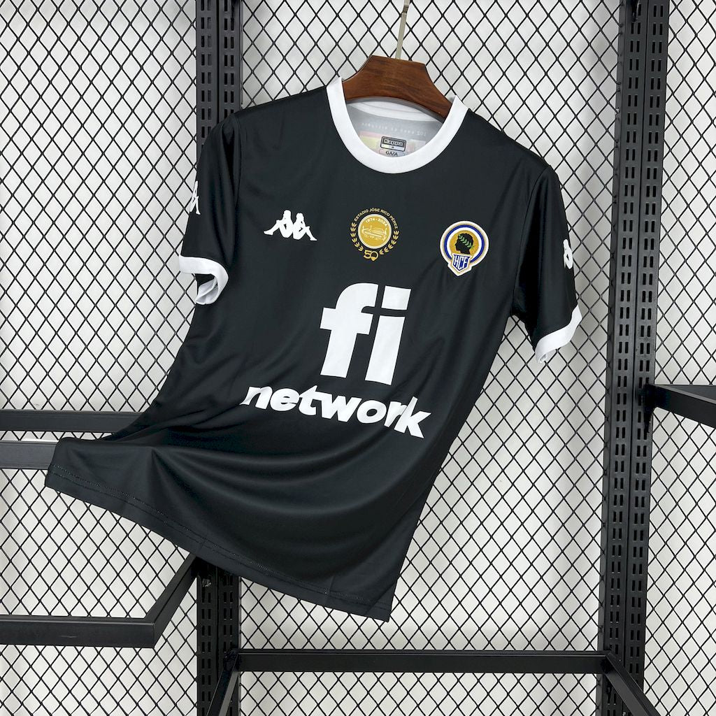Camisola Hércules CF 2025-26 Alternativa Preta Versão Adepto