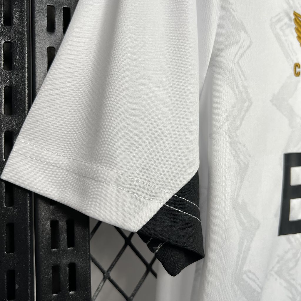 Camisola Bayer 04 Leverkusen 2024-25 Alternativa Branca Versão Adepto