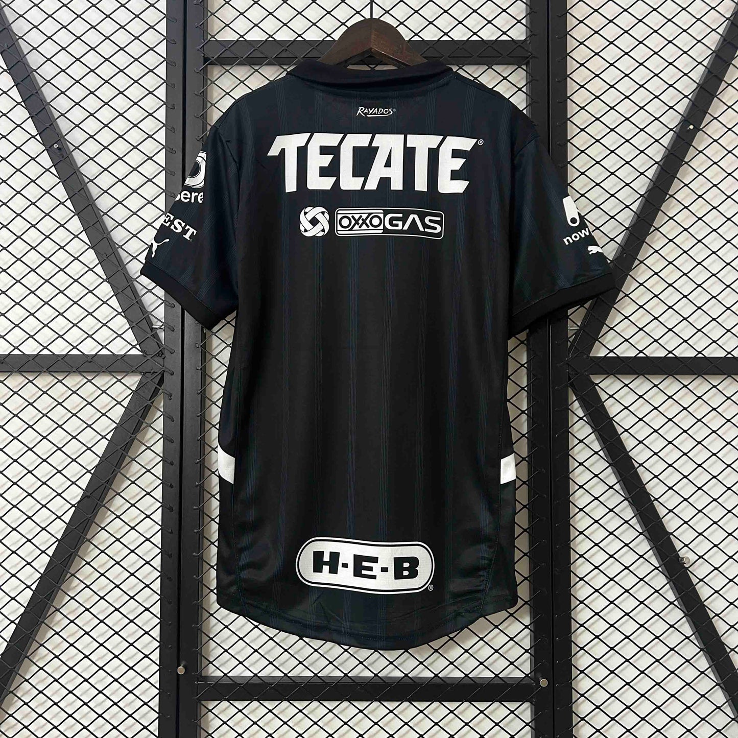 Camisola CF Monterrey 2024-25 Alternativa Preta Versão Adepto