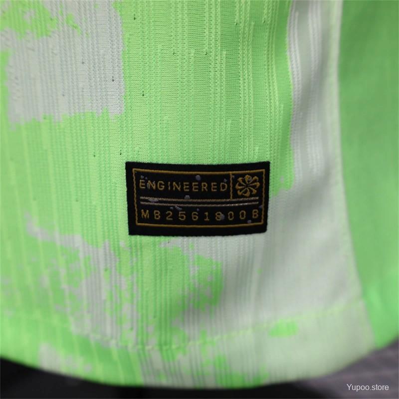Camisola FC Barcelona 2024-25 Alternativa Verde Versão Jogador
