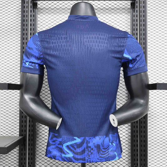 Camisola Atletico Madrid 2024-25 Alternativa Azul Versão Jogador