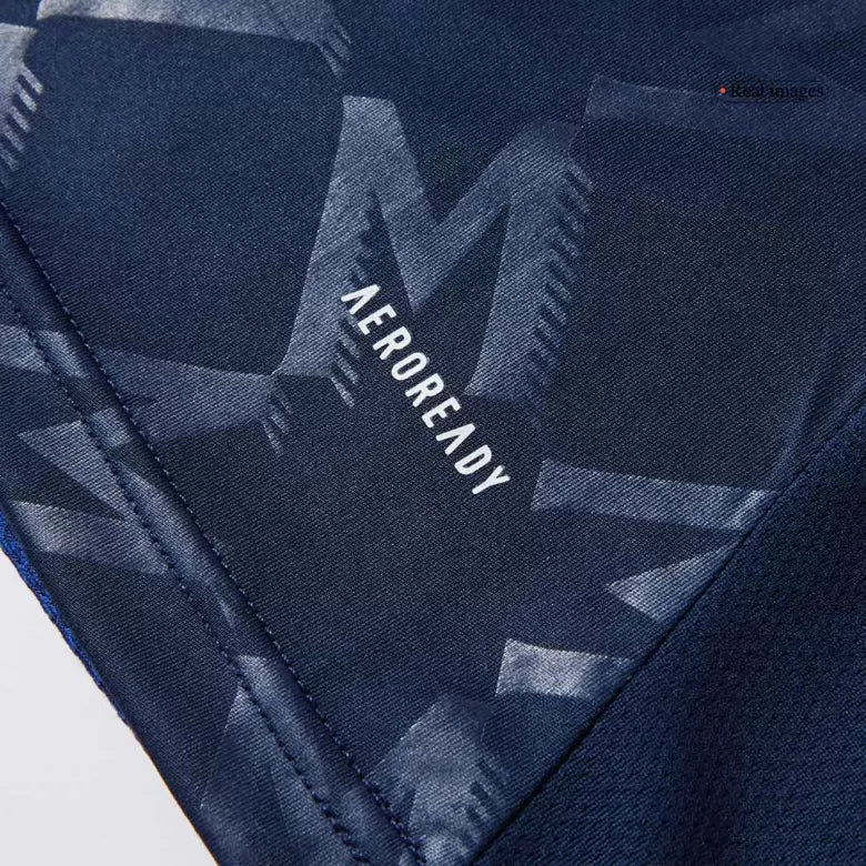 Camisola Manga Comprida M-United 2024-25 Alternativa Azul Versão Adepto
