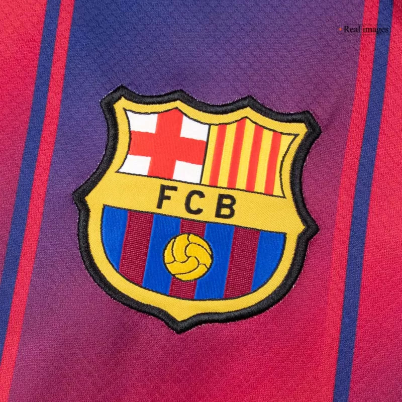 Camisola Manga Comprida FC Barcelona 2025-26 Principal Versão Adepto