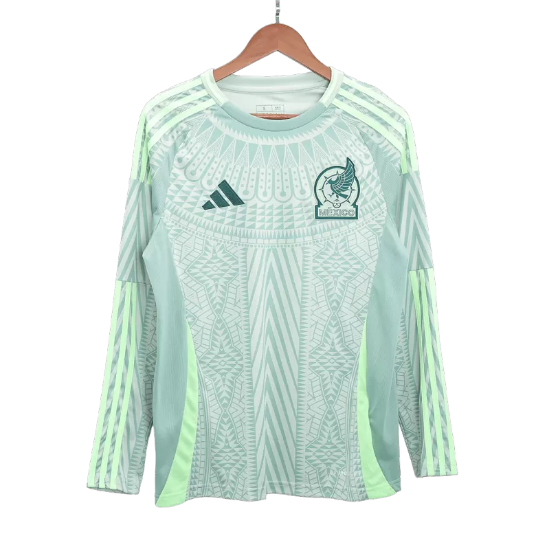 Camisola Manga Comprida Mexico 2024 Alternativa Verde Versão Adepto