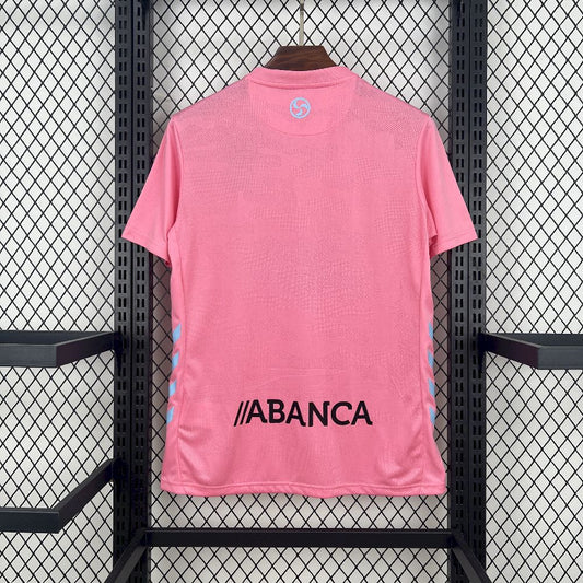 Camisola Celta Vigo 2025-26 Alternativa Rosa Versão Adepto