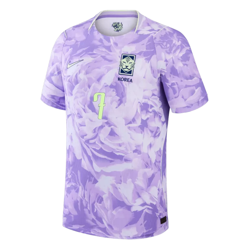 Camisola Coreia do Sul 2026 Alternativa Roxa Versão Adepto HEUNGMIN #7