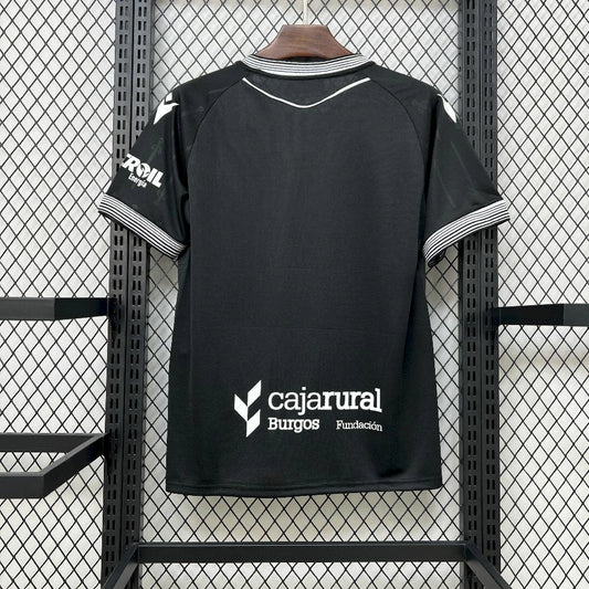 Camisola Burgos CF 2025-26 Alternativa Preta Versão Adepto