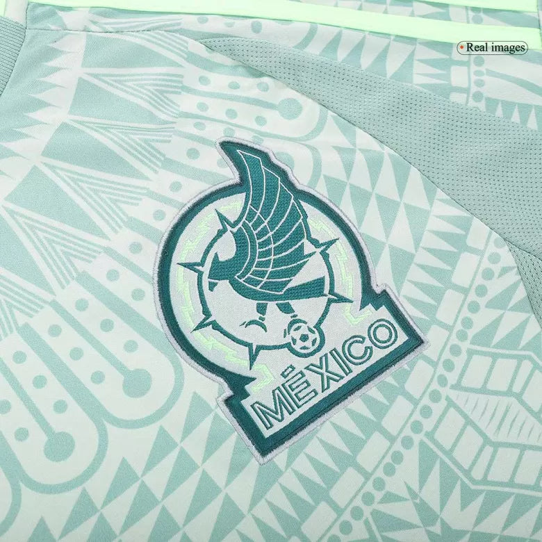 Camisola Manga Comprida Mexico 2024 Alternativa Verde Versão Adepto