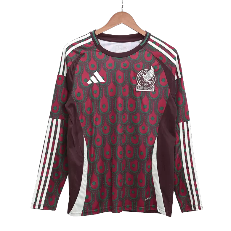 Camisola Manga Comprida Mexico 2024 Principal Versão Adepto