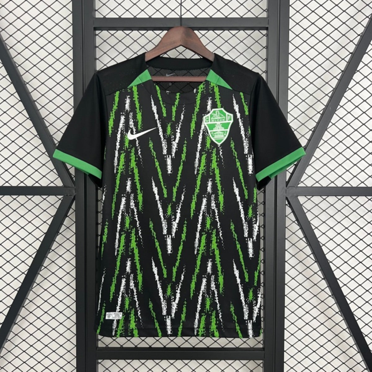 Camisola Elche CF 2025-26 Alternativa Preta Versão Adepto