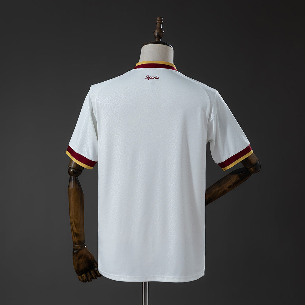 Camisola Espanha 2026 Alternativa Branca Versão Adepto