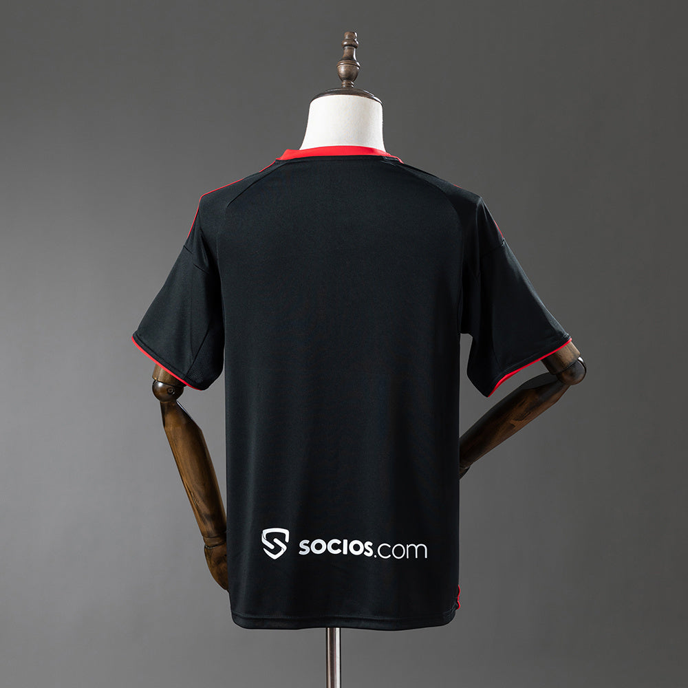 Camisola Sevilha FC 2025-26 Alternativa Preta Versão Adepto