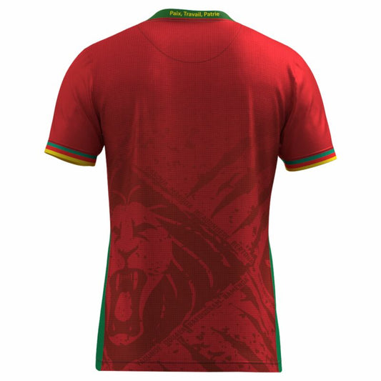 Camisola Camarões 2025 Alternativa Vermelha Versão Adepto