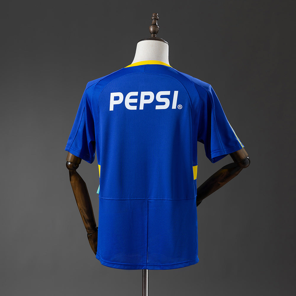 Camisola CA Boca Juniors 2003-04 Principal Versão Adepto