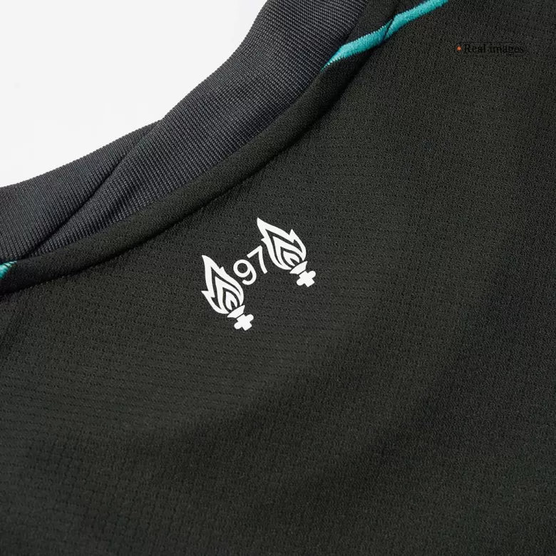 Camisola LIV 2024-25 Alternativa Preta UCL Versão Adepto LUIS DÍAZ #7