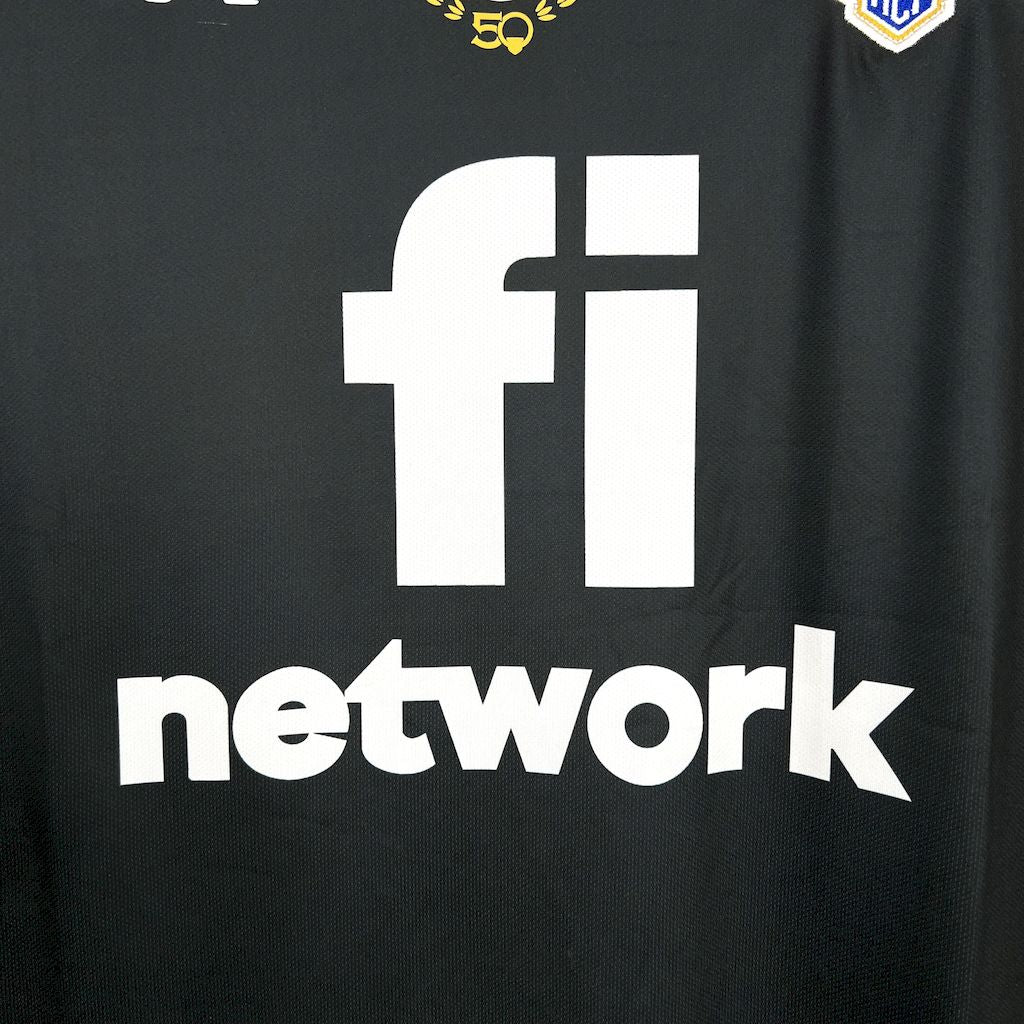 Camisola Hércules CF 2025-26 Alternativa Preta Versão Adepto
