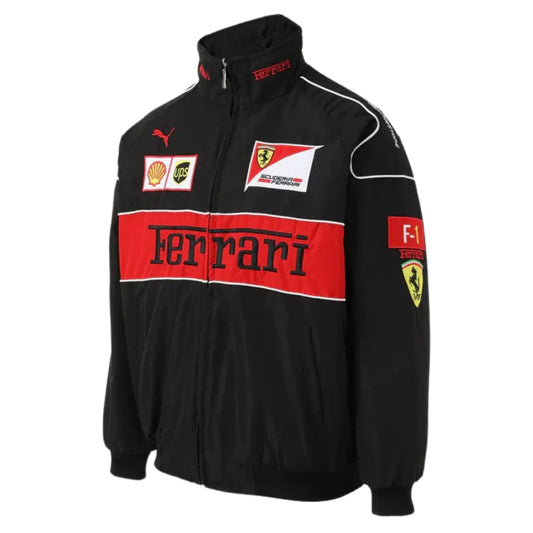 Black Ferrari Jacket - F1/RACING Vintage