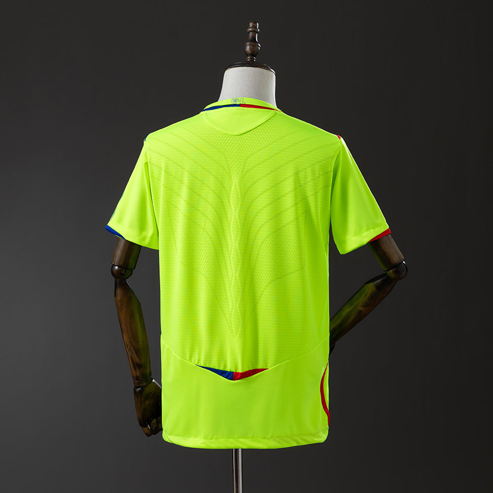 Camisola Olympique Lyon 2008-09 Alternativa Verde Versão Adepto