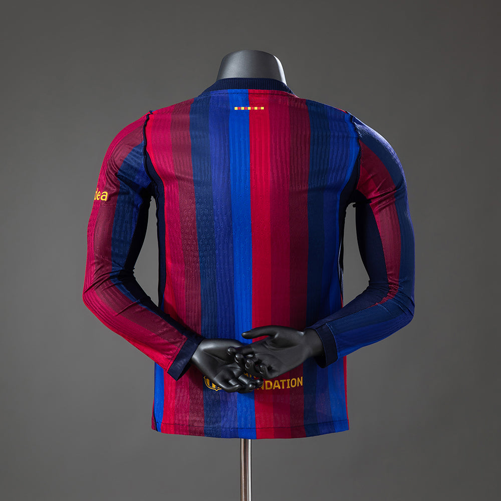 Camisola Manga Comprida FC Barcelona 2026-27 Principal Versão Jogador