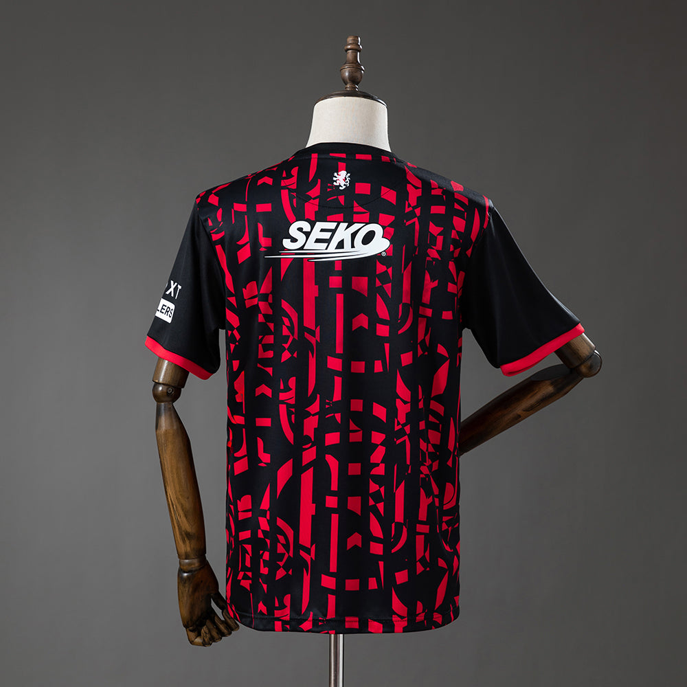 Camisola Rangers FC 2026-27 Alternativa Vermelha Versão Adepto