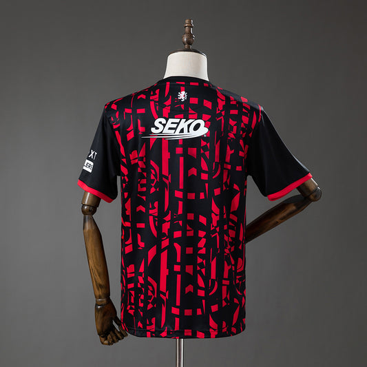 Camisola Rangers FC 2026-27 Alternativa Vermelha Versão Adepto
