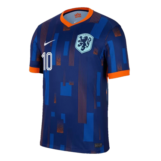 Camisola Paises Baixos 2024 Alternativa Azul Versão MEMPHIS #10