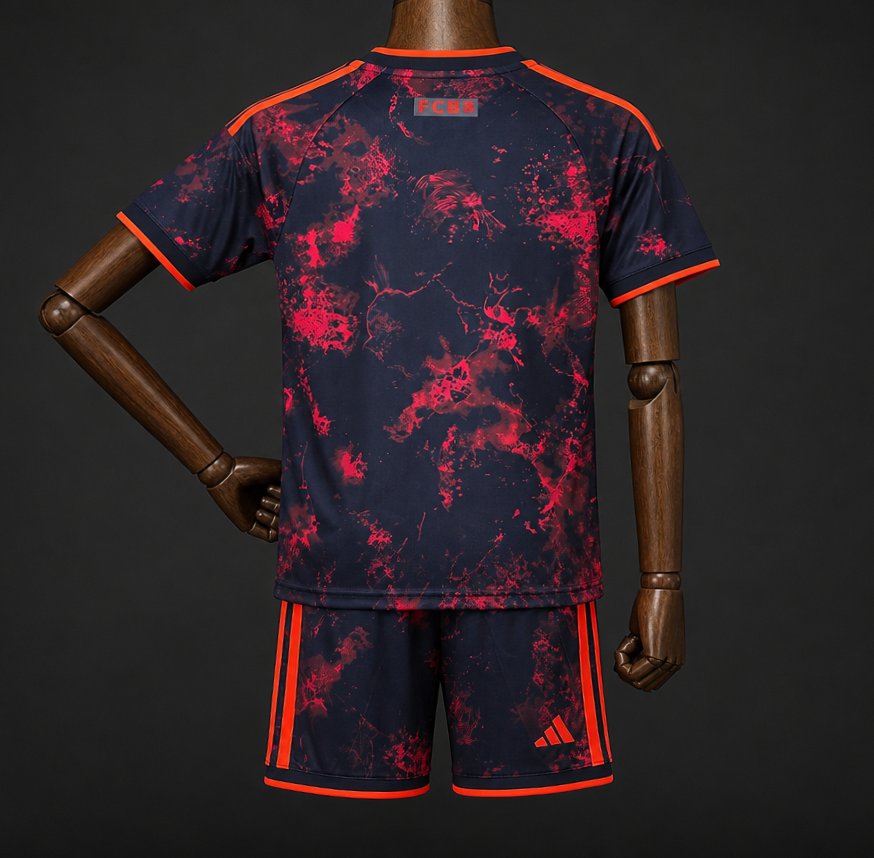 Kit Criança FC Bayern Munique 2026-27 Alternativo Azul
