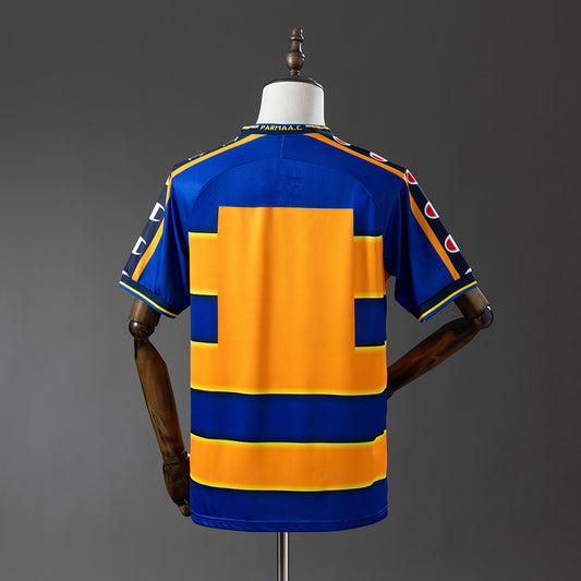 Camisola Parma Calcio 2001-02 Principal Versão Adepto