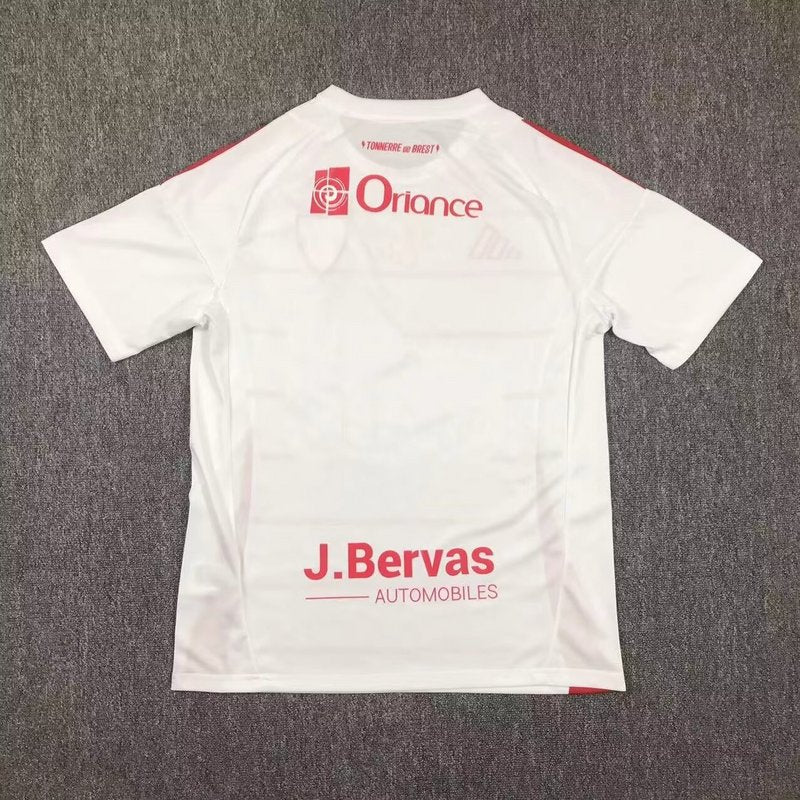 Camisola Stade Brestois 2024-25 Alternativa Branca Versão Adepto