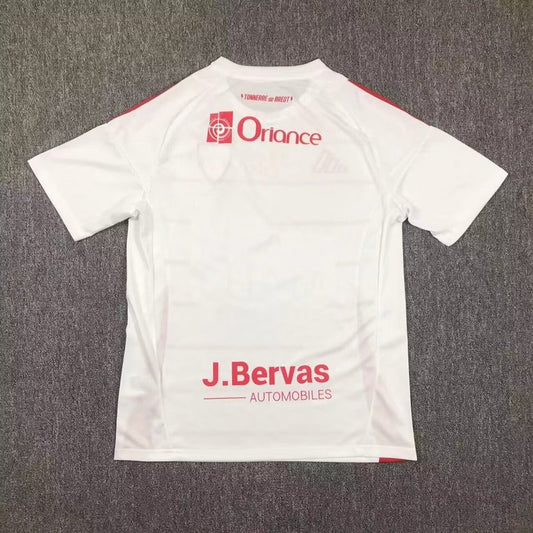 Camisola Stade Brestois 2024-25 Alternativa Branca Versão Adepto