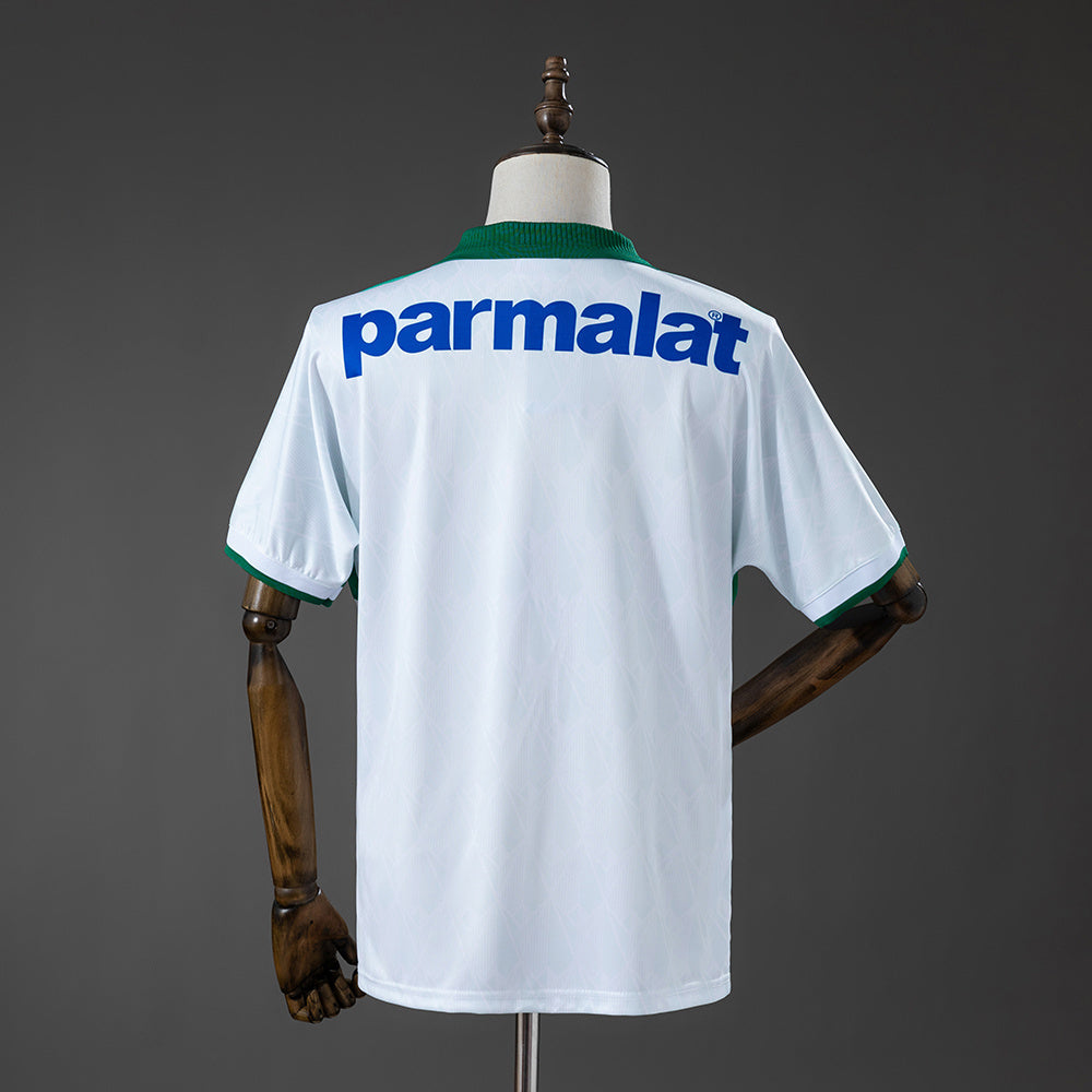 Camisola SE Palmeiras 1996-97 Alternativa Branca Versão Adepto