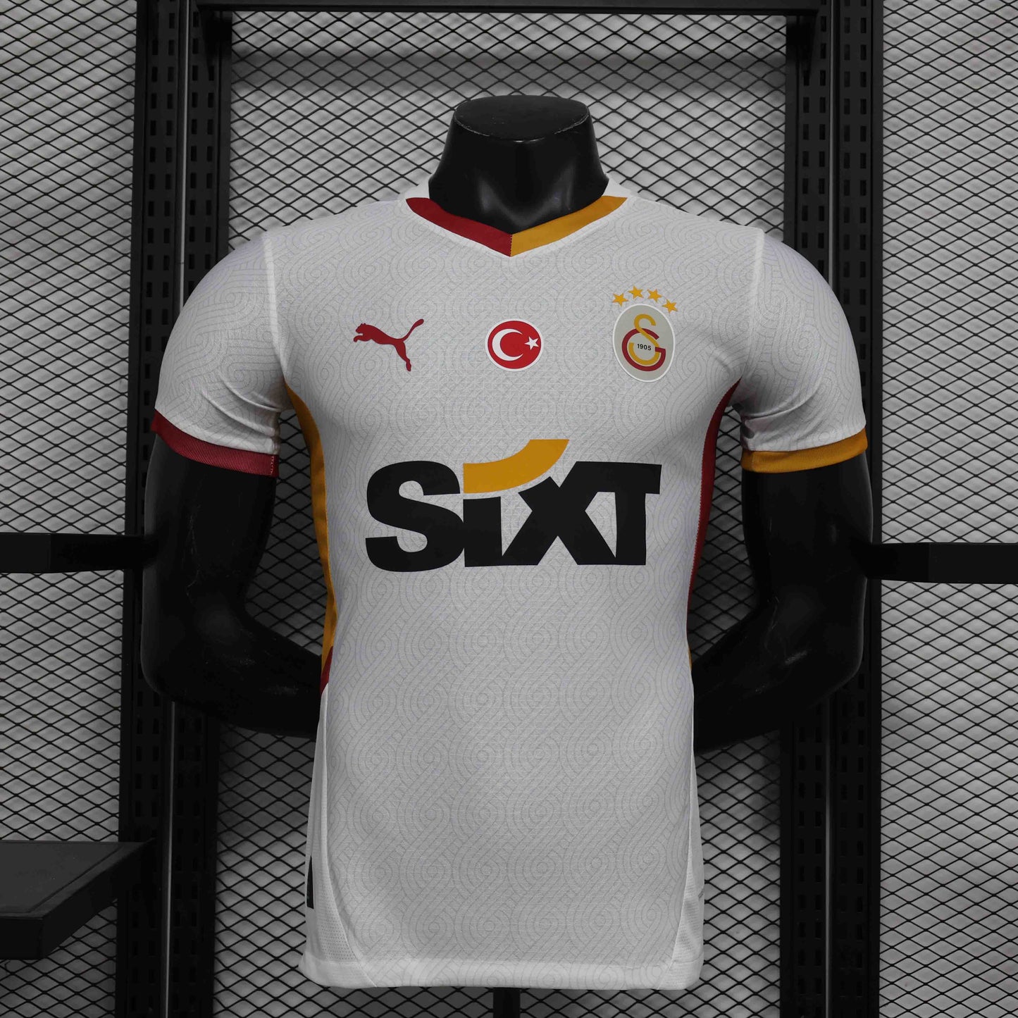 Camisola Galatasaray 2024-25 Alternativa Branca Versão Jogador