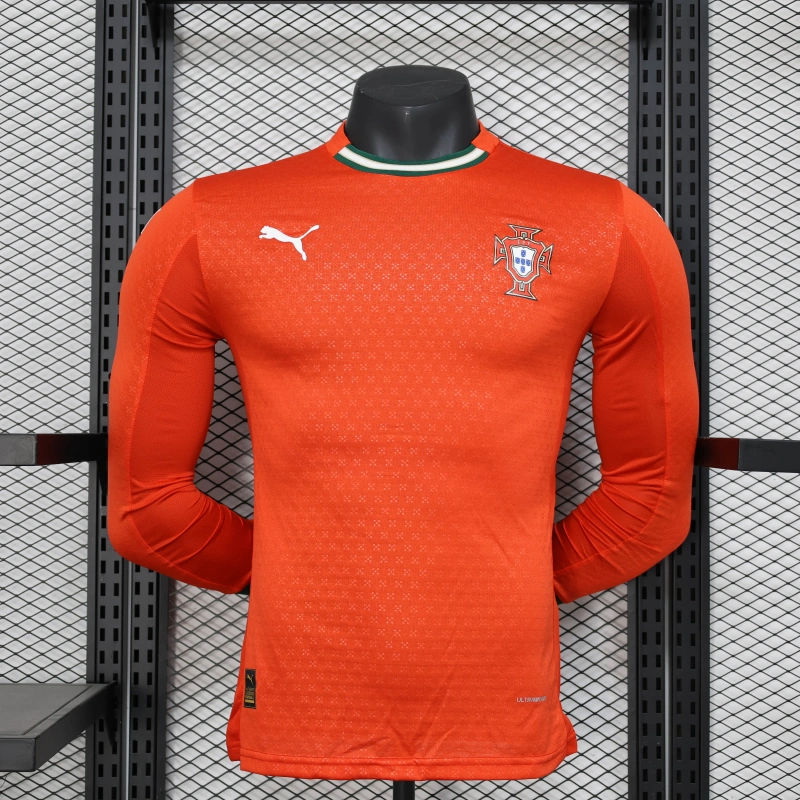 Camisola Manga Comprida Portugal 2025 Principal Versão Jogador