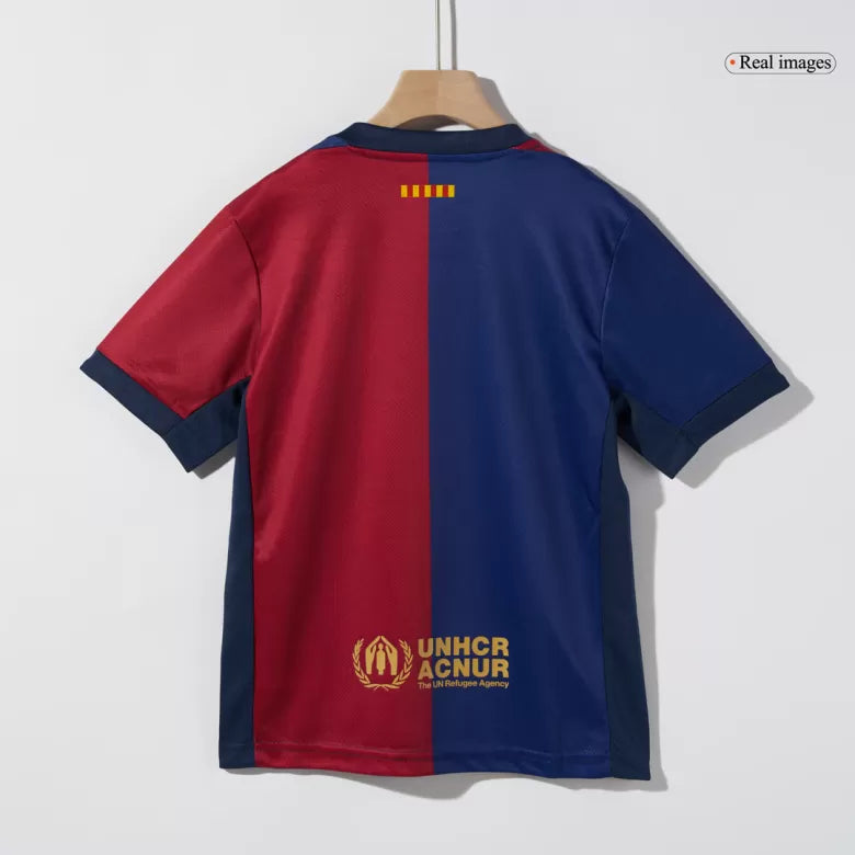 Kit Criança FC Barcelona 2024-25 Edição Coldplay