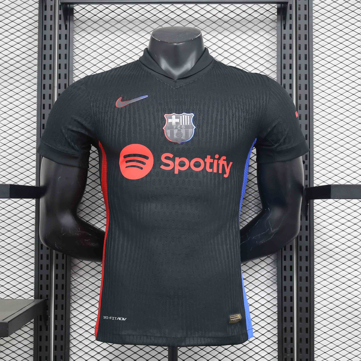 Camisola FC Barcelona 2024-25 Alternativa Preta Versão Jogador