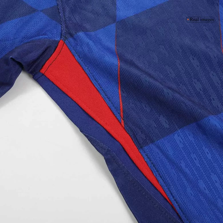 Camisola Croácia 2024 Alternativa Azul Versão Adepto MODRIC #10