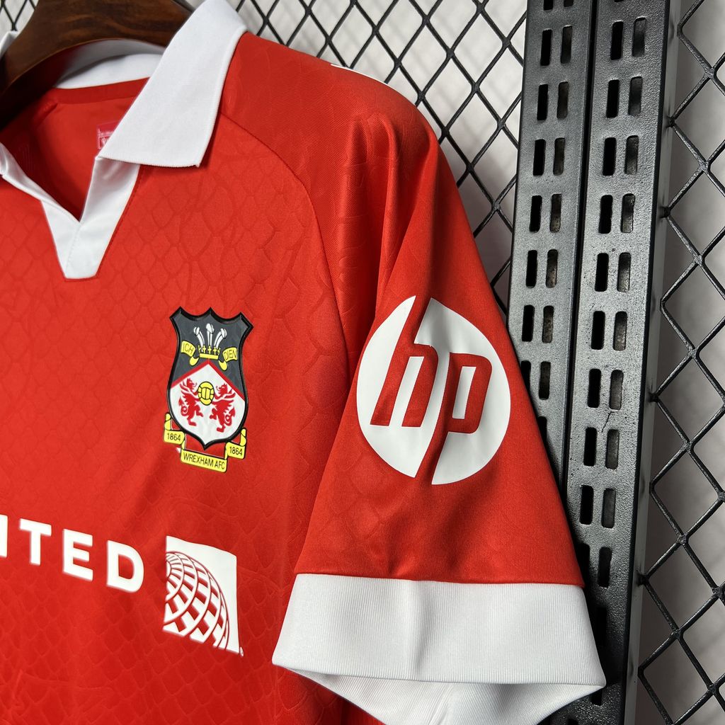 Camisola Wrexham AFC 2024-25 Principal Versão Adepto