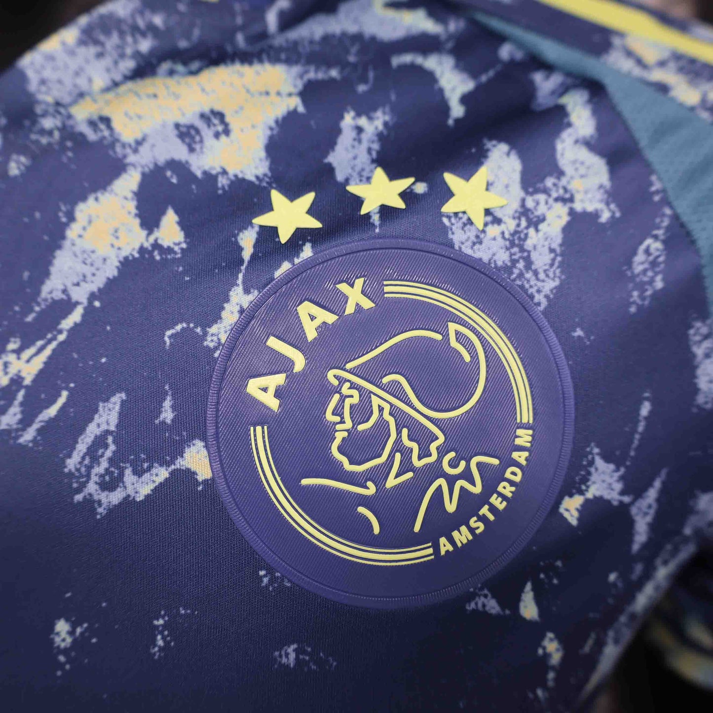Camisola AFC Ajax 2024-25 Alternativa Azul Versão Jogador