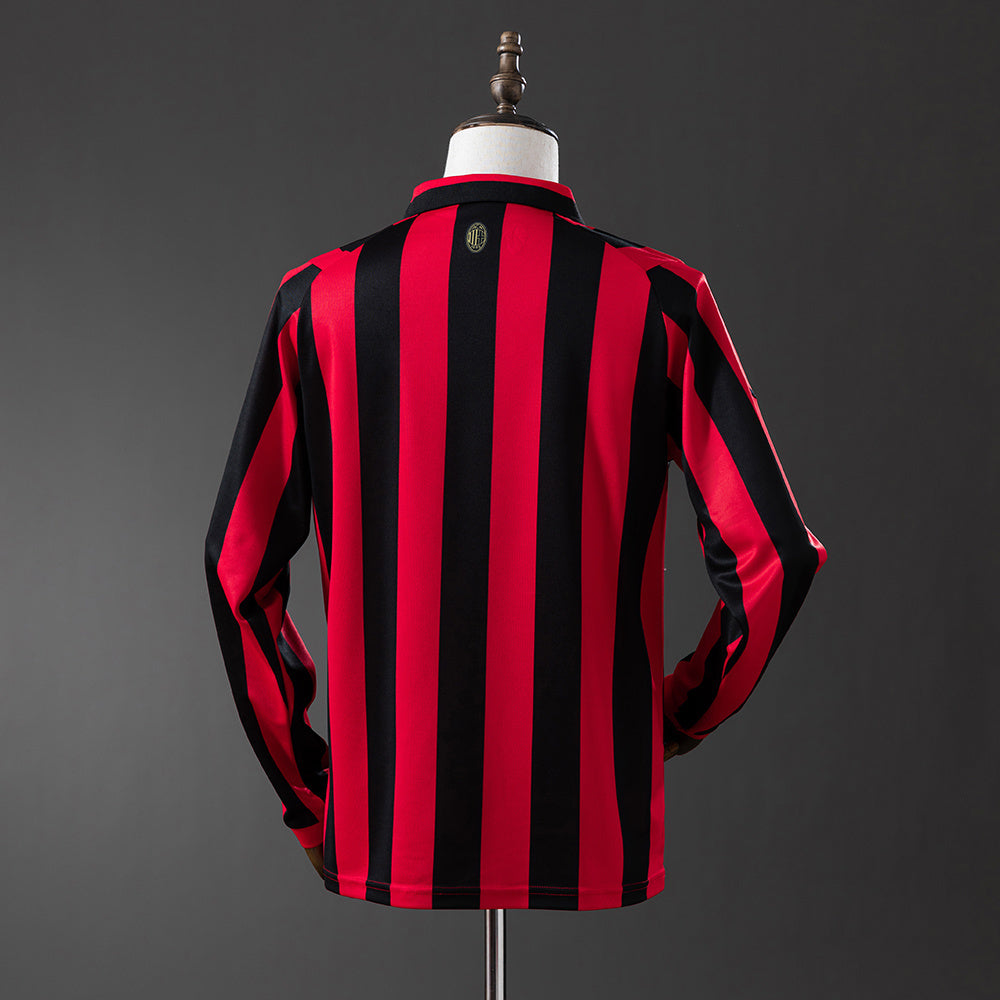 Camisola Manga Comprida Ac Milan 2024-25 Edição Especial 125º Aniversario Versão Adepto