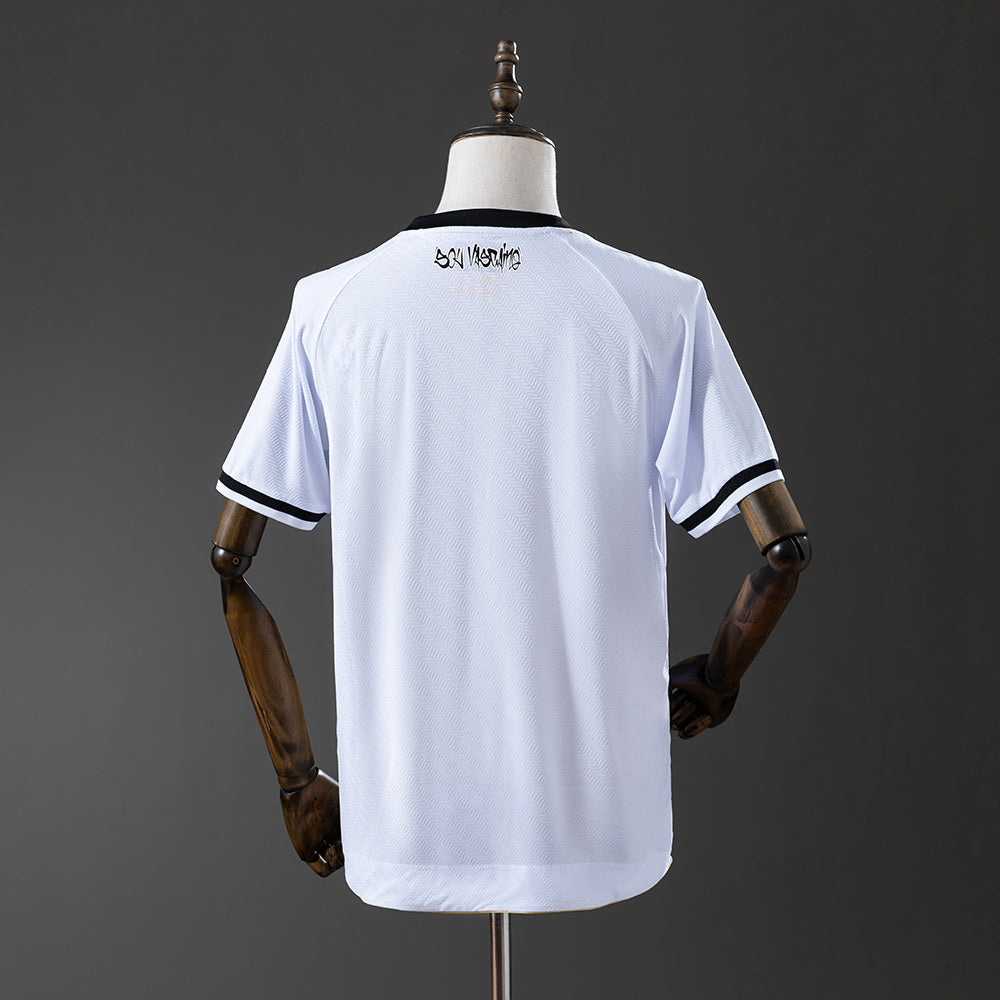 Camisola Vasco da Gama 2025-26 Alternativa Branca Lisa Versão Adepto