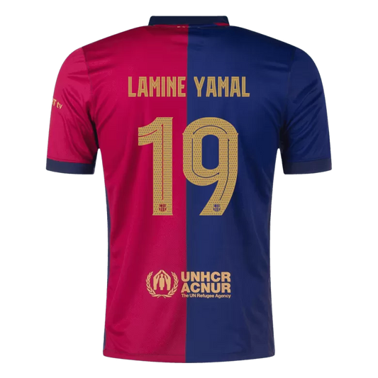 Camisola FC Barcelona 2024-25 Principal UCL Versão Adepto LAMINE YAMAL #19