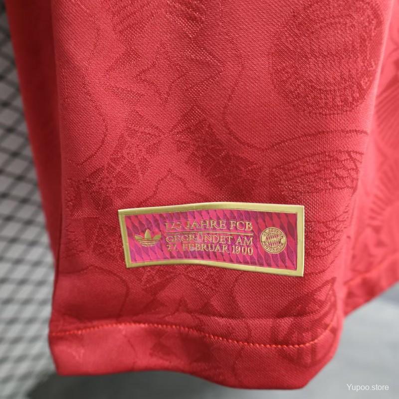 Camisola FC Bayern Munique 2024-25 Edição 125º Aniversario Versão Jogador