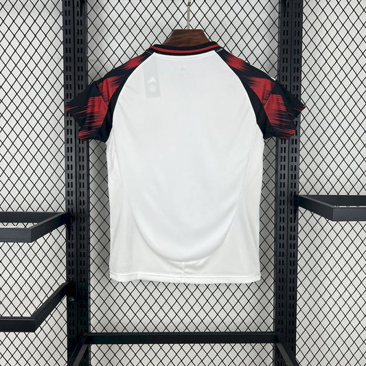 Camisola Flamengo 2025-26 Alternativa Branca Versão Mulher