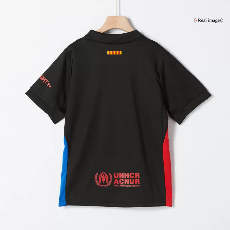 Kit Criança FC Barcelona 2024-25 Alternativo