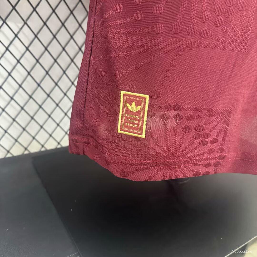 Camisola Manga Comprida Mexico 2025 Edição Gold-Cup Versão Jogador