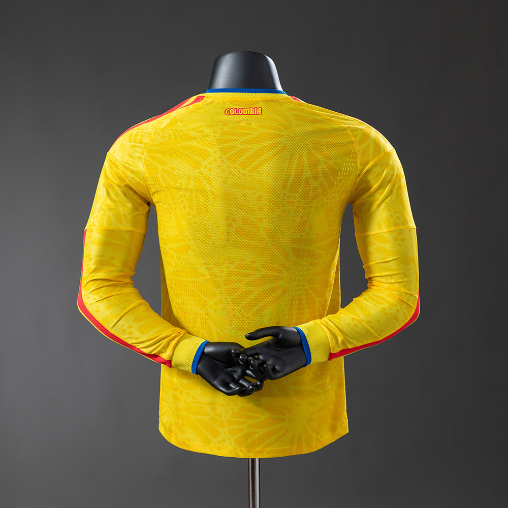 Camisola Manga Comprida Colombia 2026 Principal Versão Jogador