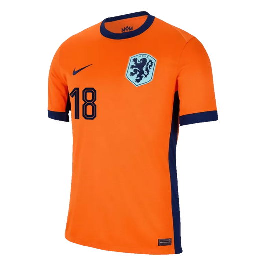 Camisola Paises Baixos 2024 Principal Versão Adepto MALEN #18