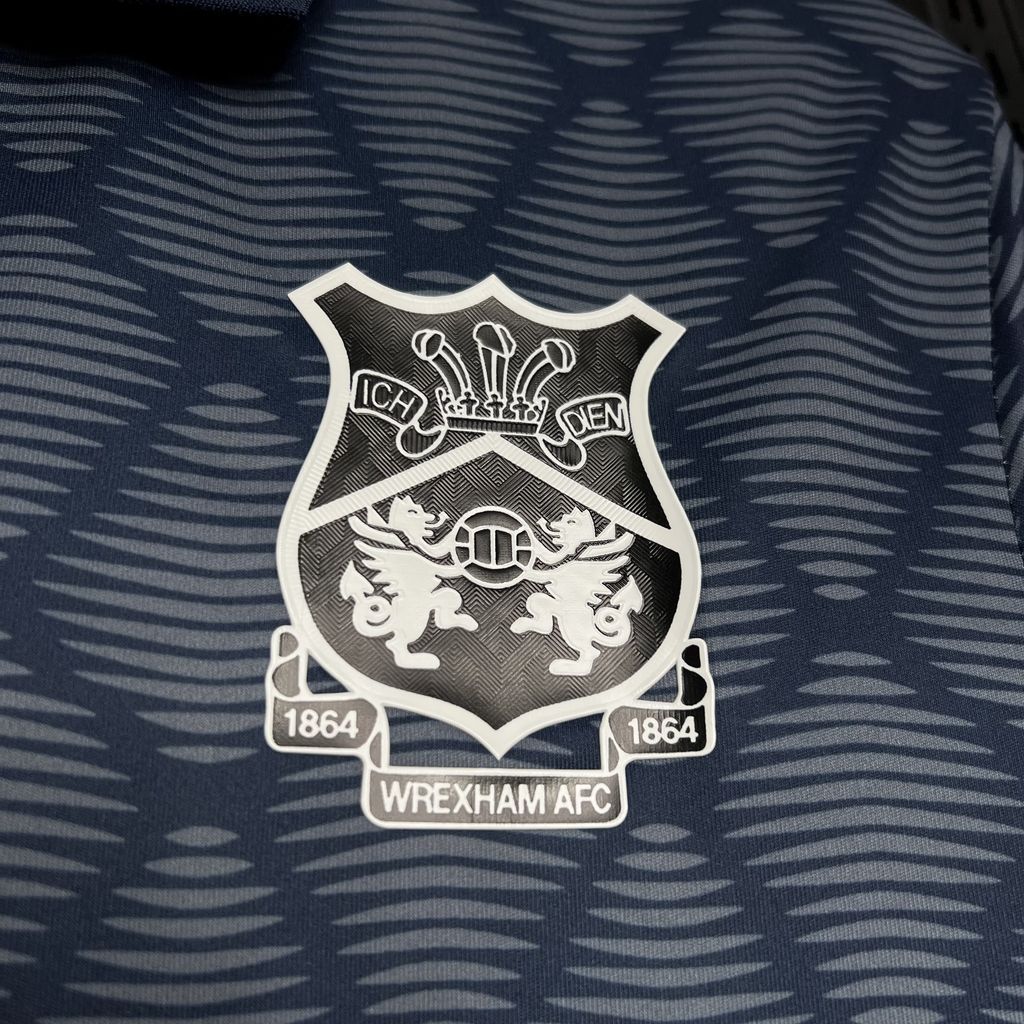 Camisola Wrexham AFC 2024-25 Alternativa Azul Versão Adepto