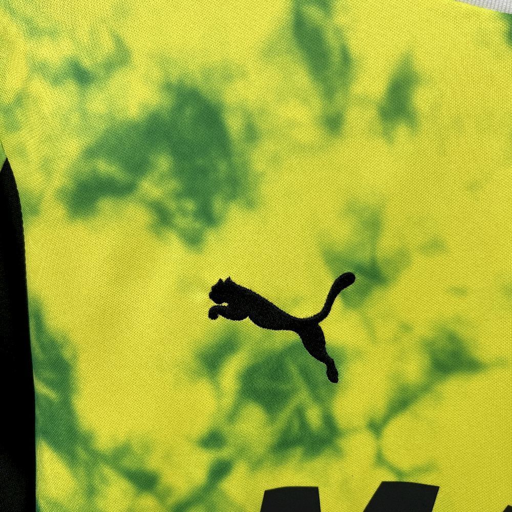 Camisola US Sassuolo 2025-26 Alternativa Amarela Versão Adepto